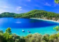 Panormos bay. Sporades island of Greece