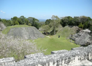 Xunantunich Mayan ruin in Belize. newcomers in belize