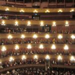 Audience members enjoy the show at the Teatro Colon, Buenoa Aires