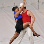 Argentinian Tango dancers strike a pose.