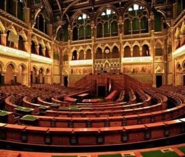 Inside the Hungarian Parliament