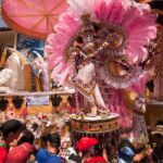 Feathered queen. Carnival, Las Tablas, Panama.