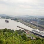 Gatun lake and lock